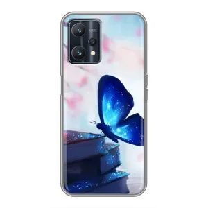 Силіконовий бампер з картинкою звірів для Realme 9 (Метелик синій)
