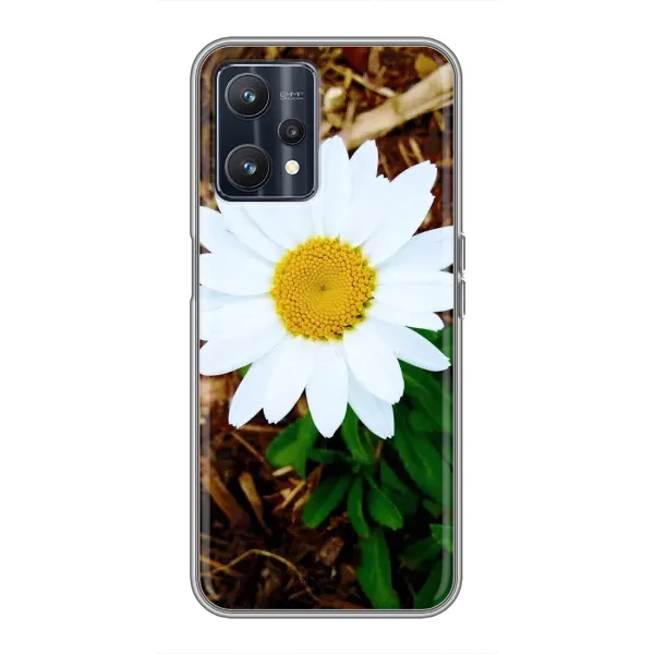 Чехол с рисунком «Белая ромашка» для Realme 9 Чехол с рисунком «Белая ромашка» для Realme 9