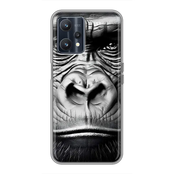 Чехол с рисунком «Черная обезьяна» для Realme 9 Чехол с рисунком «Черная обезьяна» для Realme 9