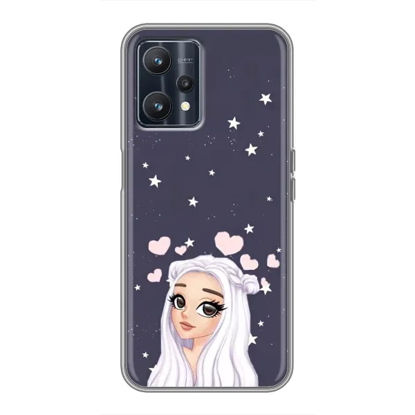Чохол з малюнком «Дівчина та серця» для Realme 9 Чохол з малюнком «Дівчина та серця» для Realme 9