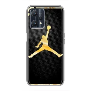 Силиконовый Чехол Nike Air Jordan на Реалми 9 (Джордан 23)