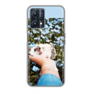Чохли з зображенням різних тварин на Realme 9 (Їжачок в руці)