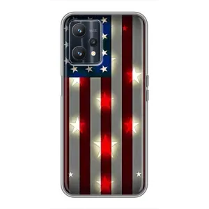 Чехол Флаг USA для Realme 9 (Флаг США 2)