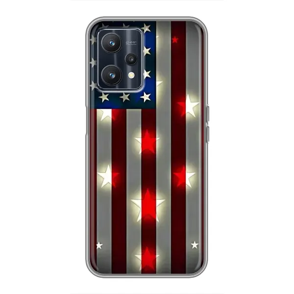 Чехол с рисунком «Флаг США 2» для Realme 9