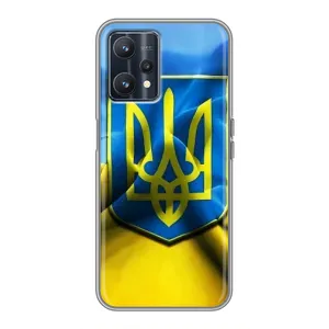 Чохол з картинкою (Патріотичний ГЕРБ) на Realme 9 (Герб і Прапор України)
