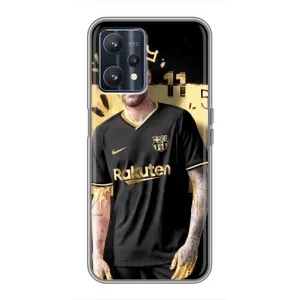 Силиконовый Чехол Realme 9 (Gold Neymar)