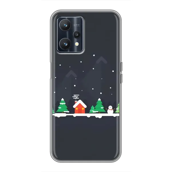 Чехол с рисунком «Город зимний» для Realme 9 Чехол с рисунком «Город зимний» для Realme 9