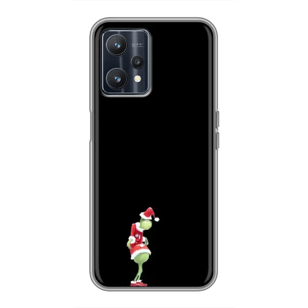 Чехол с рисунком «Гринч на чорном» для Realme 9 Чехол с рисунком «Гринч на чорном» для Realme 9