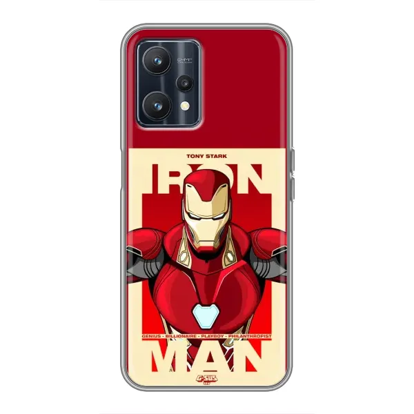 Чехол с рисунком «Iron man» для Realme 9 Чехол с рисунком «Iron man» для Realme 9