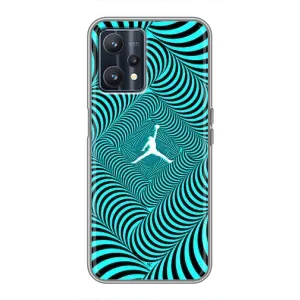 Силиконовый Чехол Nike Air Jordan на Реалми 9 (Jordan)