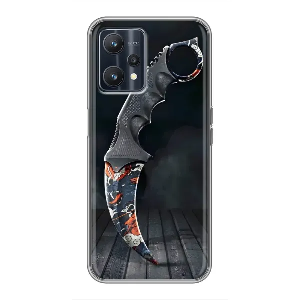 Чехол с рисунком «Кинжал КС ГО» для Realme 9 Чехол с рисунком «Кинжал КС ГО» для Realme 9