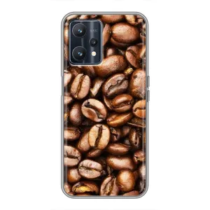 Чехол с изображением вкусной еды для Realme 9 (Кофе)