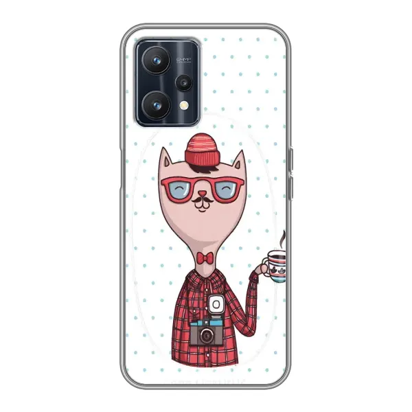 Чехол с рисунком «Кот аристократ» для Realme 9 Чехол с рисунком «Кот аристократ» для Realme 9