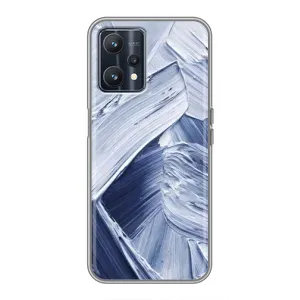 Чехлы со смыслом для Realme 9 (Краски мазки)