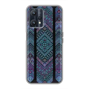Силиконовый Чехол на Realme 9 (Крутой орнамент)