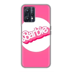 Силиконовый Чехол Барби Фильм на Realme 9 (Лого Барби)
