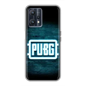 Чохол (TPU) з картинкою "Лого Пабг" на Реалмі 9 (Лого PUBG)