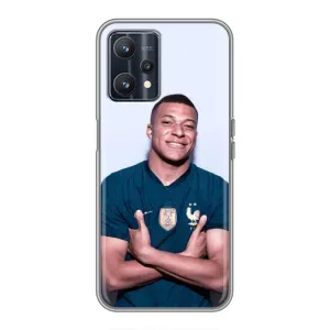 Чехол (TPU) с Футболистом на Realme 9 (Мбаппешичка)