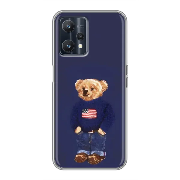 Чехол с рисунком «Мишка USA» для Realme 9 Чехол с рисунком «Мишка USA» для Realme 9
