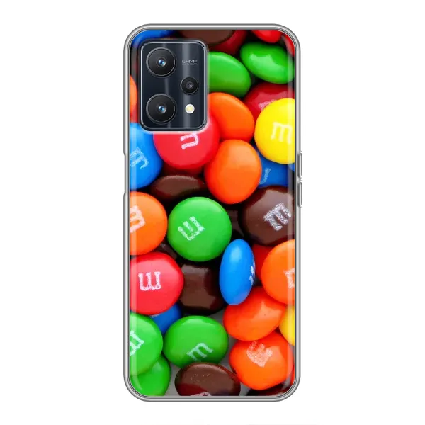 Чехол с рисунком «Разноцветные M&M'S» для Realme 9 Чехол с рисунком «Разноцветные M&M'S» для Realme 9