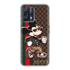 Чехлы Бренд GUCCI для Realme 9 (Маус Гуччи)