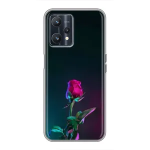 Чехлы с принтом Розочки для Realme 9 (Ночная роза)