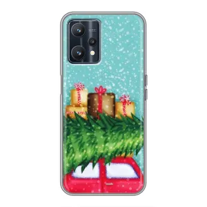 Чехол Новогодняя Елка на Realme 9 (Новогодние подарки)