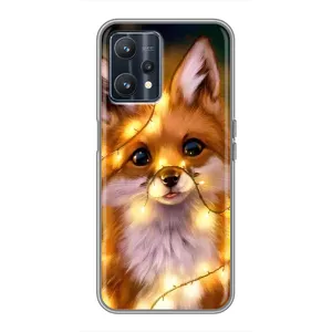 Чохол з Лисичкою для Realme 9 (Новорічне лисеня)