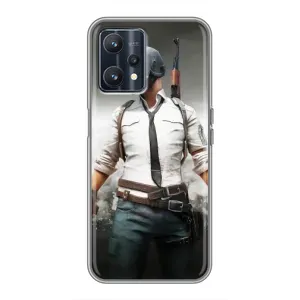 Чохол з картинкою "Герой Pubg" на Realme 9 (Пабг)