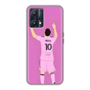 Чехлы Лео Месси в Майами на Realme 9 (Празднование Месси)