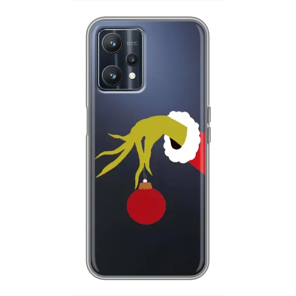 Чехол с рисунком «Рука Гринча» для Realme 9 Чехол с рисунком «Рука Гринча» для Realme 9