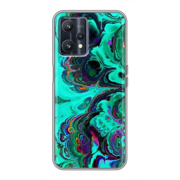 Чехол с рисунком «Салатный мрамор» для Realme 9 Чехол с рисунком «Салатный мрамор» для Realme 9