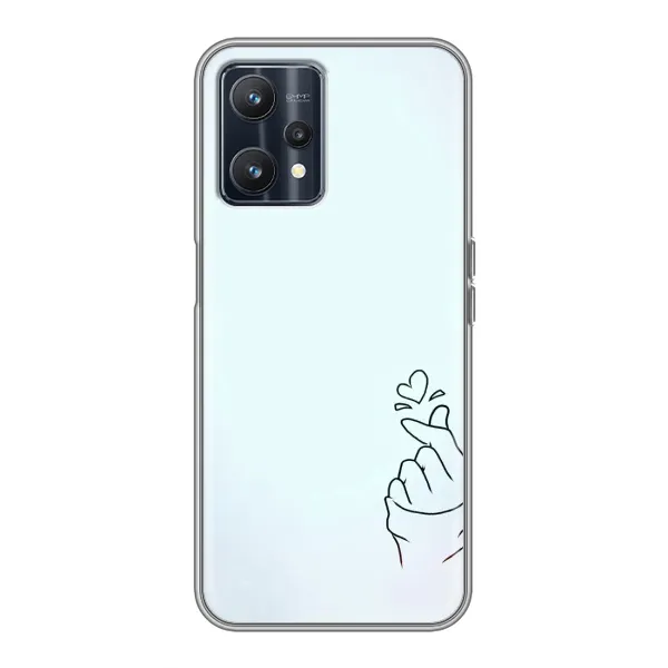Чехол с рисунком «Сердце на голубом» для Realme 9 Чехол с рисунком «Сердце на голубом» для Realme 9