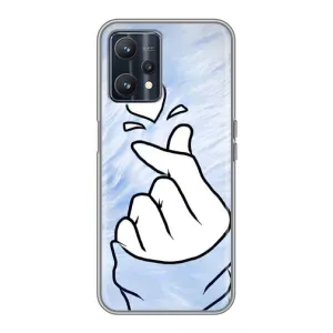 Чехлы (Знак сердечка) на Realme 9 (Сердечка знак)