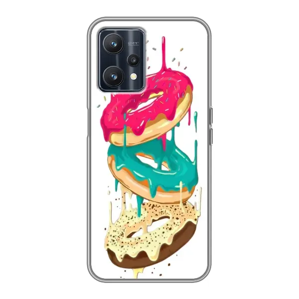 Чехол с рисунком «Сочные пончики» для Realme 9 Чехол с рисунком «Сочные пончики» для Realme 9