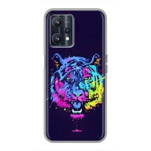 Силіконовий бампер з картинкою звірів для Realme 9 (Тигр-Арт)