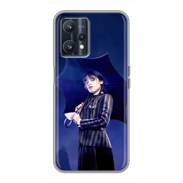Чехол с рисунком «Уэнсдей с зонтом» для Realme 9 Чехол с рисунком «Уэнсдей с зонтом» для Realme 9