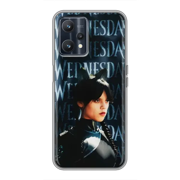 Чехол с рисунком «Уэнздей с ушками» для Realme 9 Чехол с рисунком «Уэнздей с ушками» для Realme 9