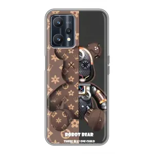 Силиконовый чехол для Realme 9 (Медмедь Луи Виттон)