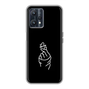 Чехлы (Знак сердечка) на Realme 9 (Знак Сердечка)