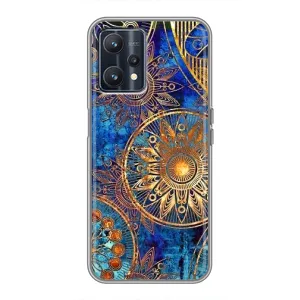 Чехлы со смыслом для Realme 9 (Золотые узоры)