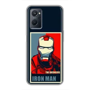 Чехол Супергерой Железный человек на Realme 9i (Art Iron man)