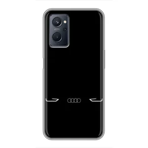 Силіконовий бампер з картинкою машини на Realme 9i (Сілует Audi)