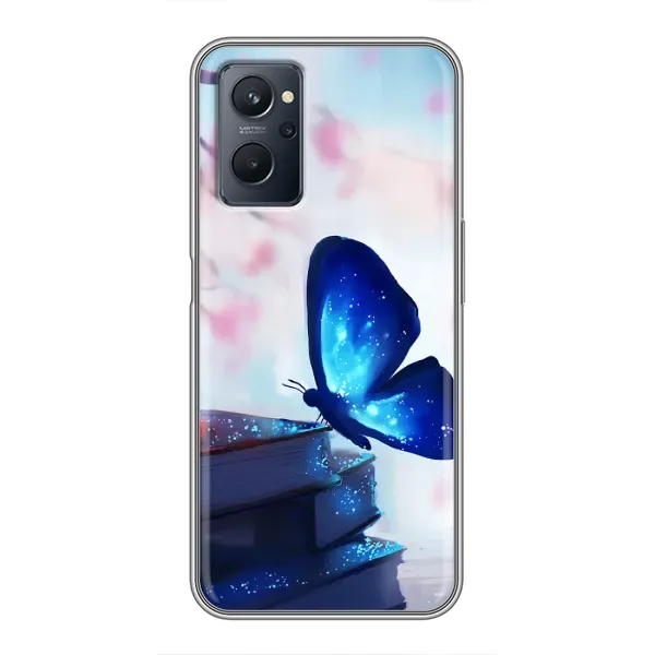 Чехол с рисунком «Бабочка синяя» для Realme 9i Чехол с рисунком «Бабочка синяя» для Realme 9i