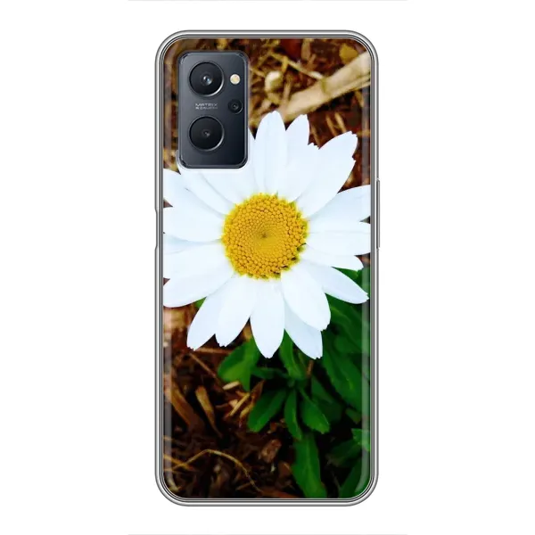 Чехол с рисунком «Белая ромашка» для Realme 9i Чехол с рисунком «Белая ромашка» для Realme 9i