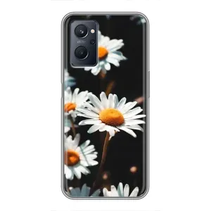 Чохол з ромашками на Realme 9i (Білі ромашки)
