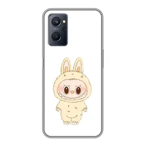 Чехол с принтом Лабубу для Realme 9i (Бежевый Лабубу)
