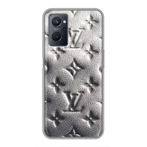 Текстурный Чехол Louis Vuitton для Реалми 9i (Бежевый ЛВ)