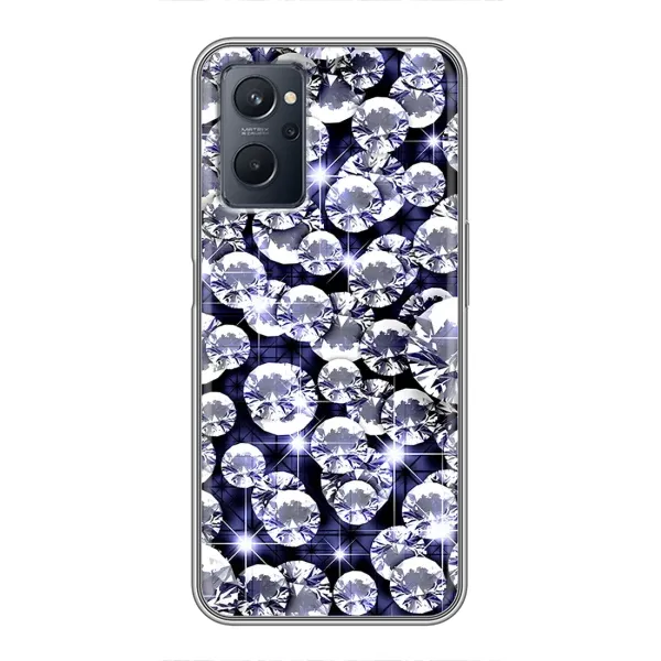 Чехол с рисунком «Бриллианты» для Realme 9i