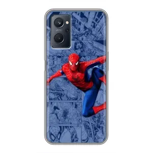 Силиконовый Чехол для Realme 9i (Человек Паук)